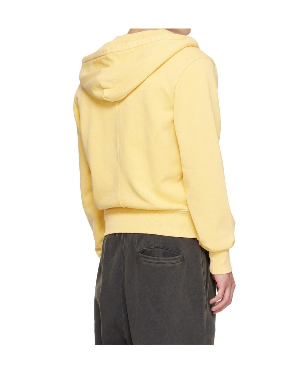 Entire studios Yellow Zip-Up Hoodie for men