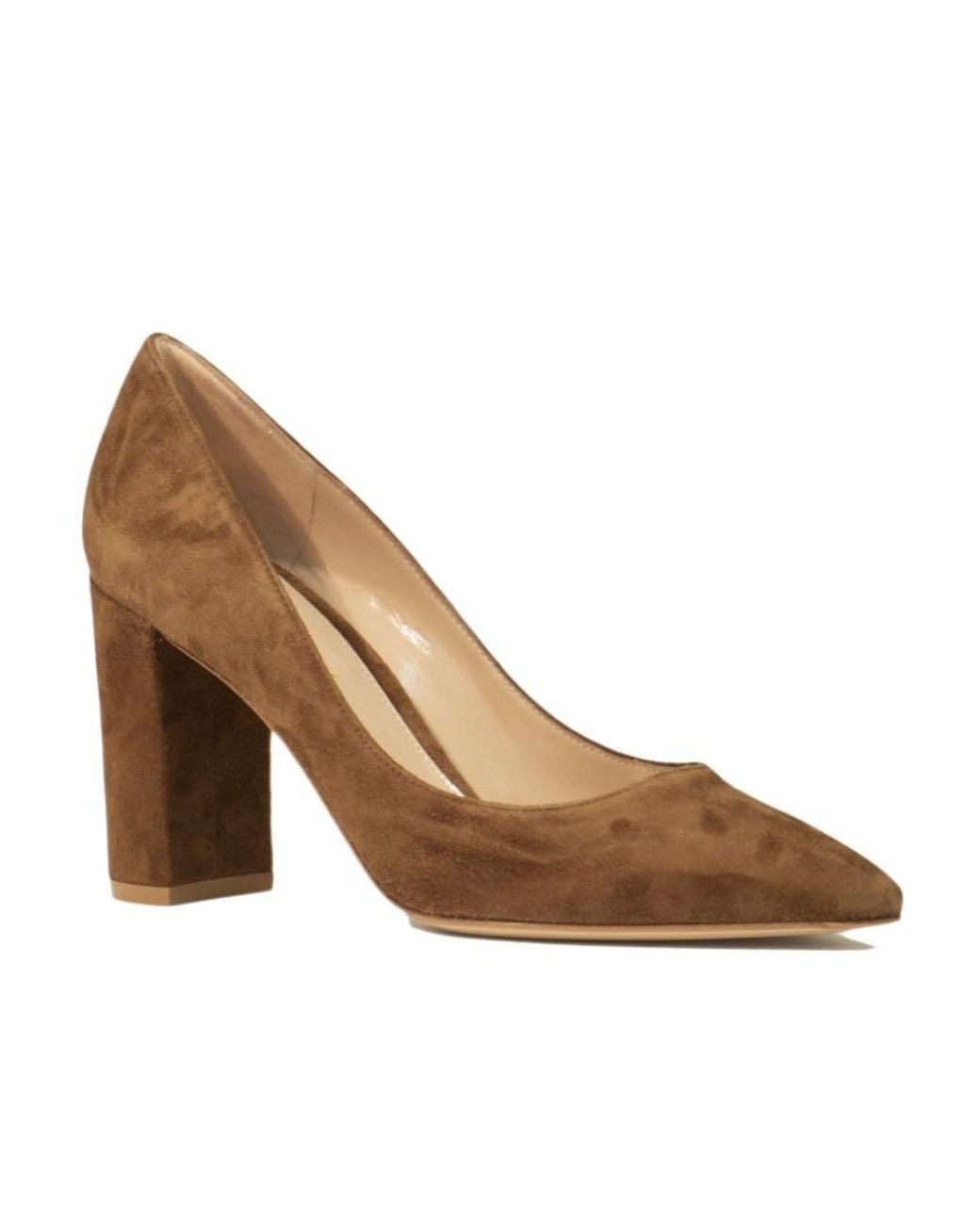 Gianvito Rossi Brown Piper Pointed-Toe Pumps