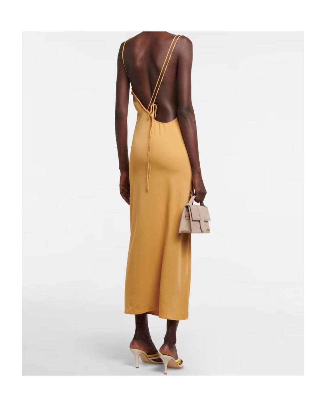 Christopher Esber Metallic Asymmetrical Design Dress