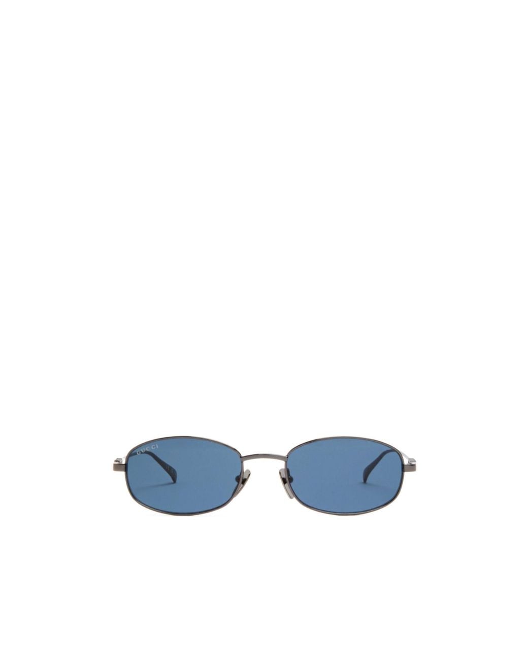 Gucci Blue Oval Sunglasses for men