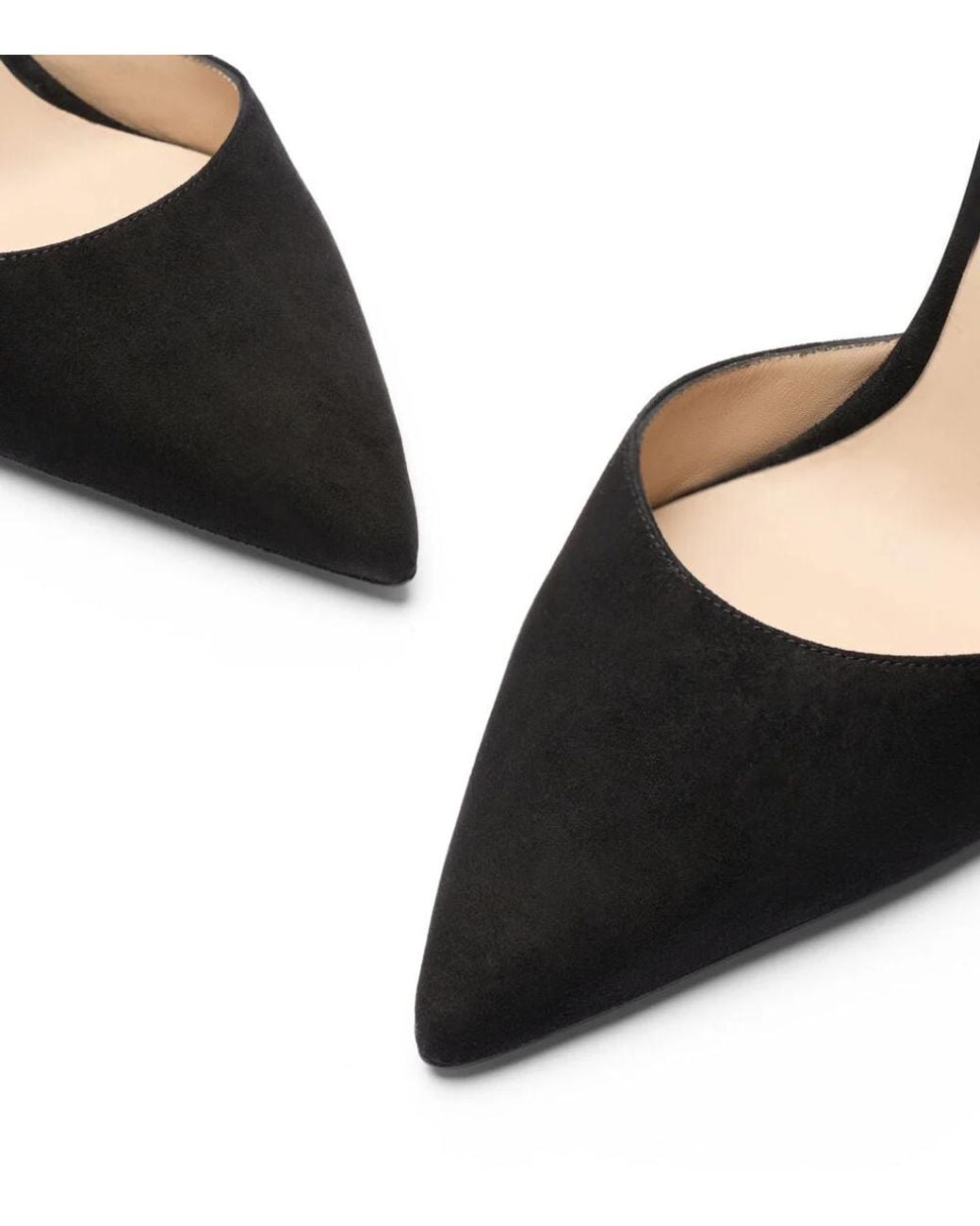 Stuart Weitzman Black Stuart Power Strap 85