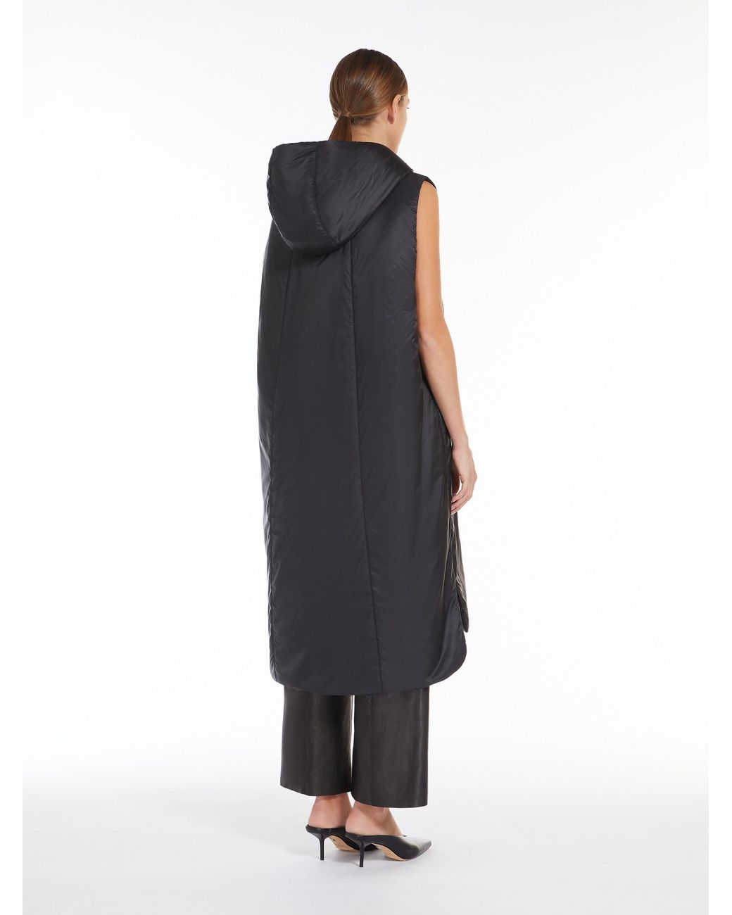 Max Mara Black The Cube Buttoned Sleeveless Jacket
