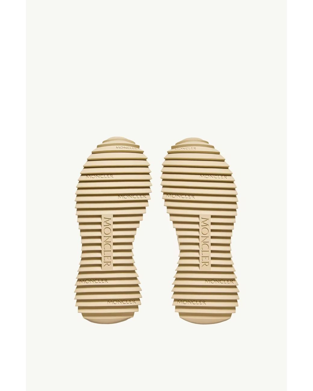 Moncler Natural Moncler Pacey2 Suede & Nubuck Sneakers for men