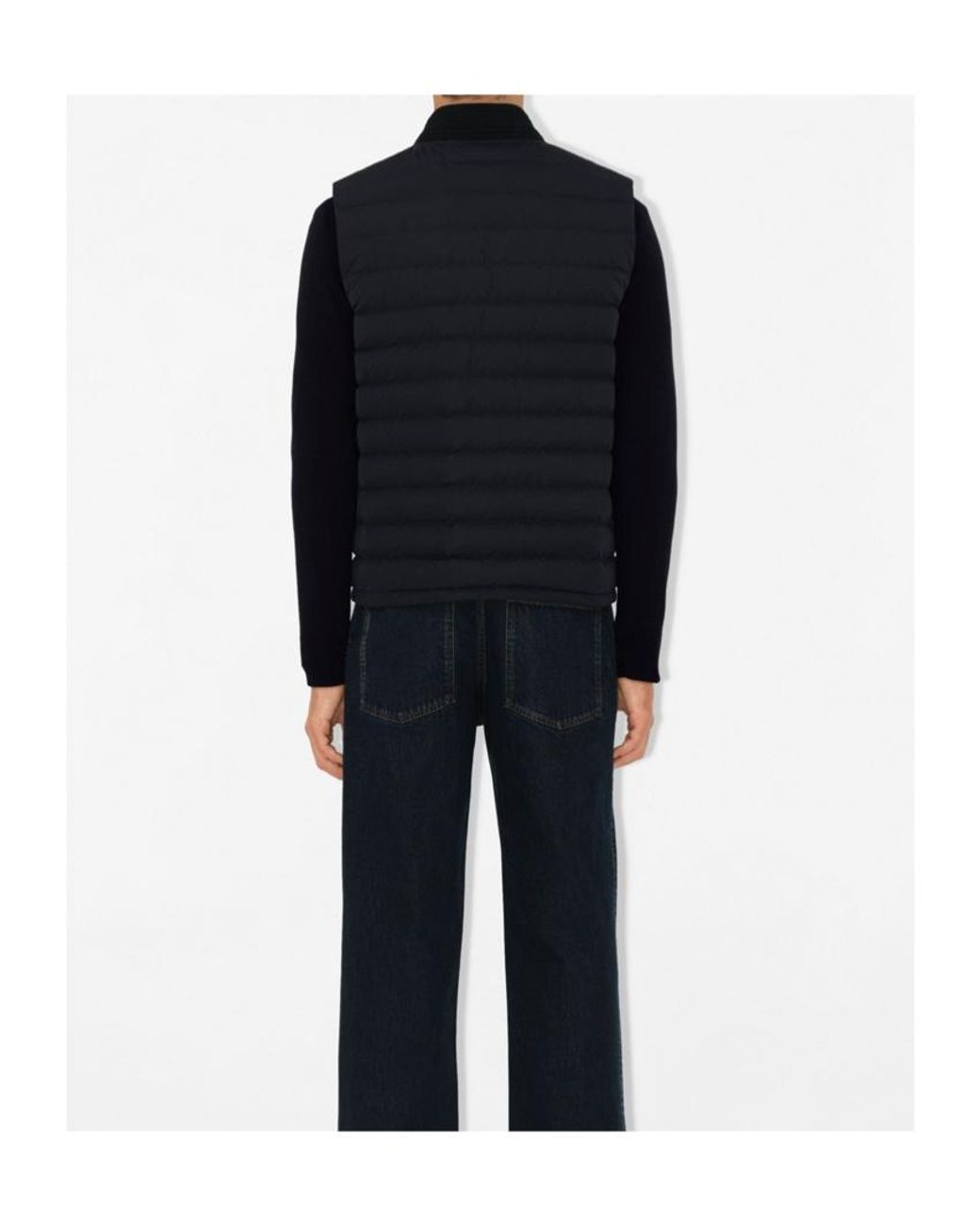 Burberry Blue Puffer Gilet for men