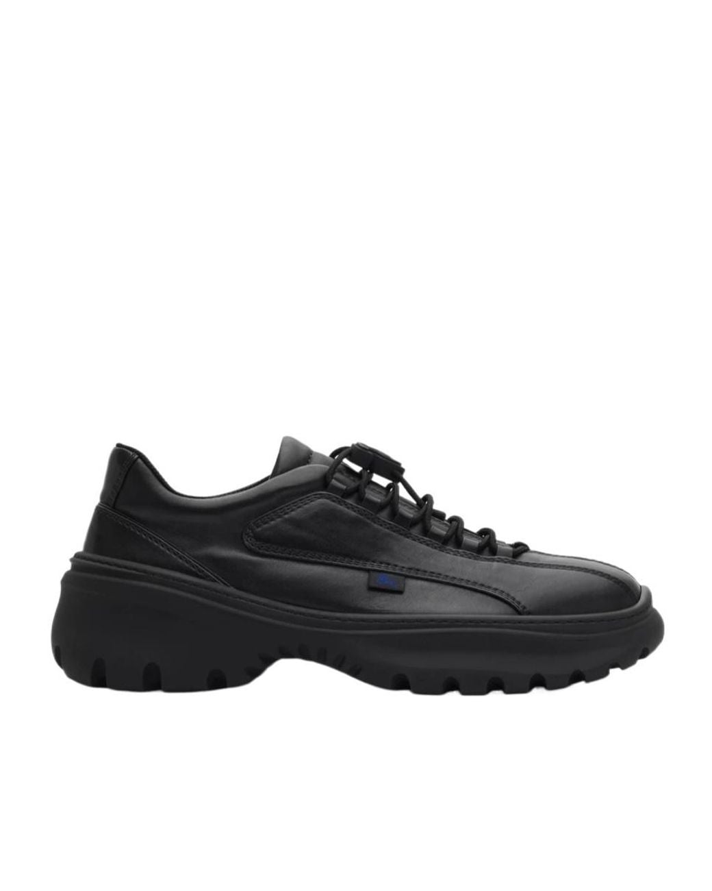 Burberry Black Scoot Lace-Up Sneakers for men