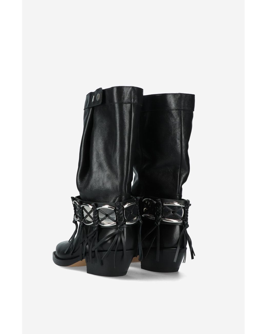 Isabel Marant Black Square Toe Ankle Boots