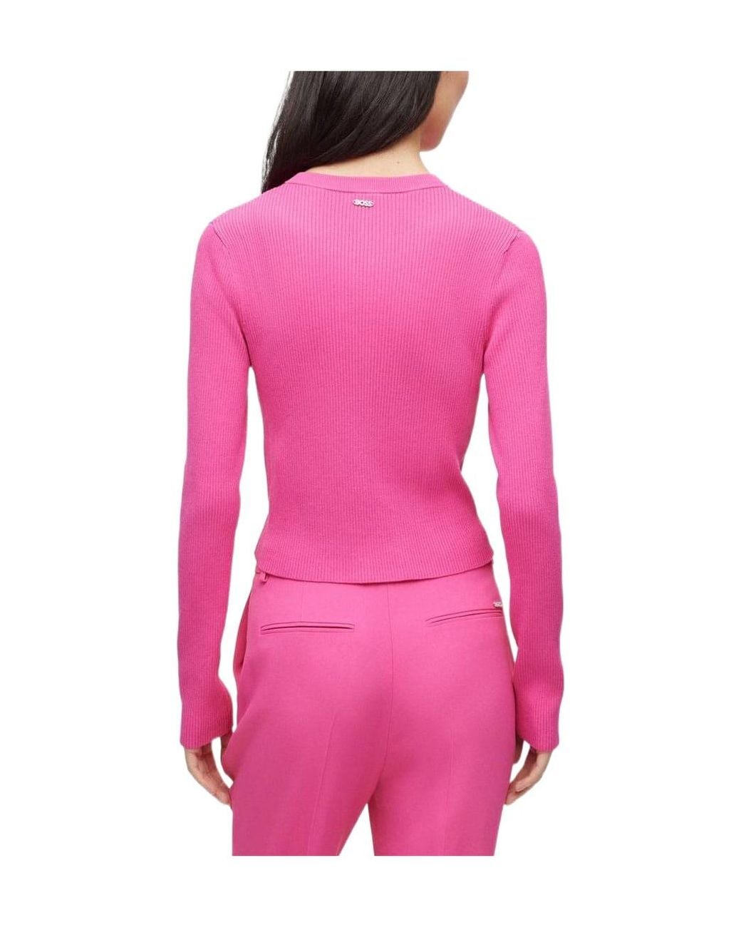 Boss Pink Fahara Cardigan