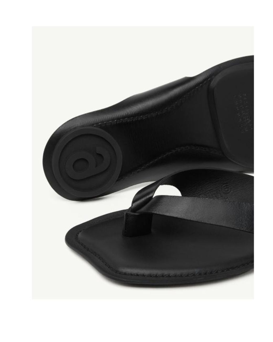 MM6 by Maison Margiela White Anatomic Thong Flip-Flops