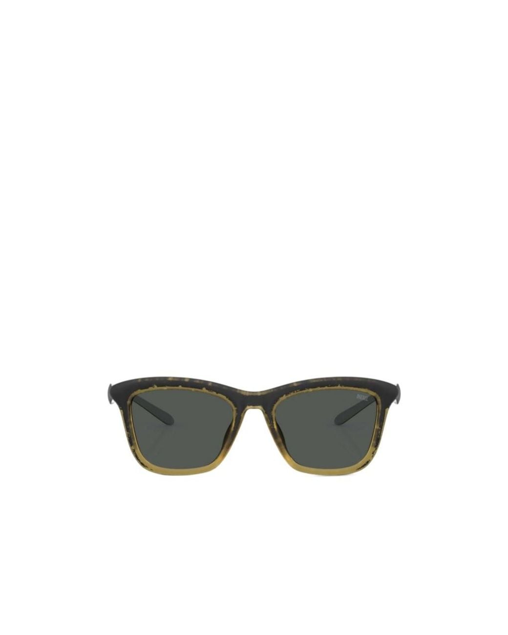 DIESEL Green Rectangular Frame Sunglasses