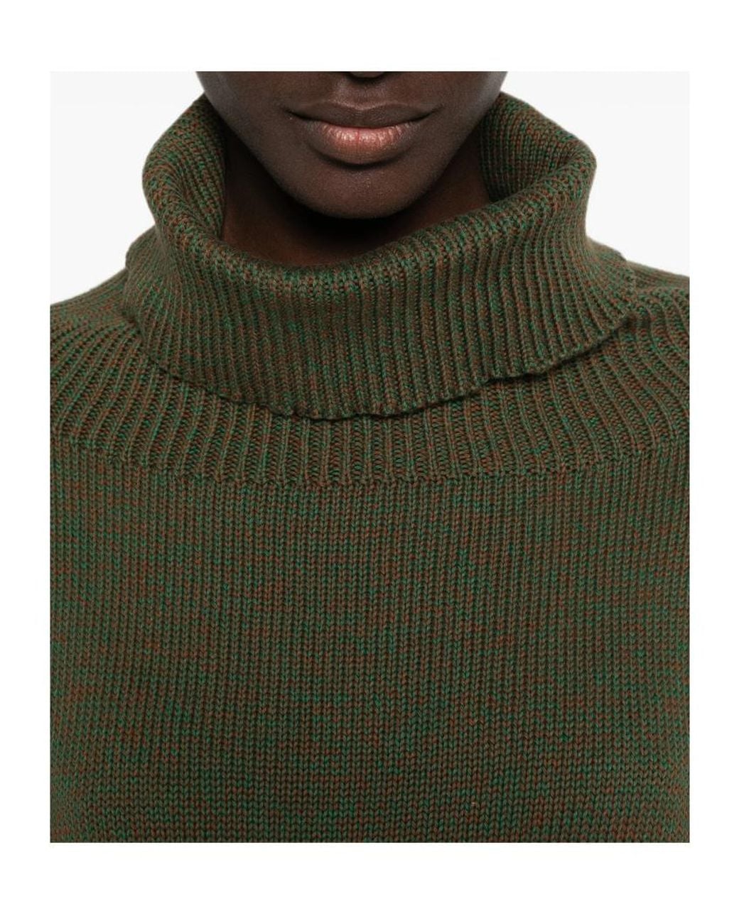 Baserange Green Long-Sleeved Knitwear