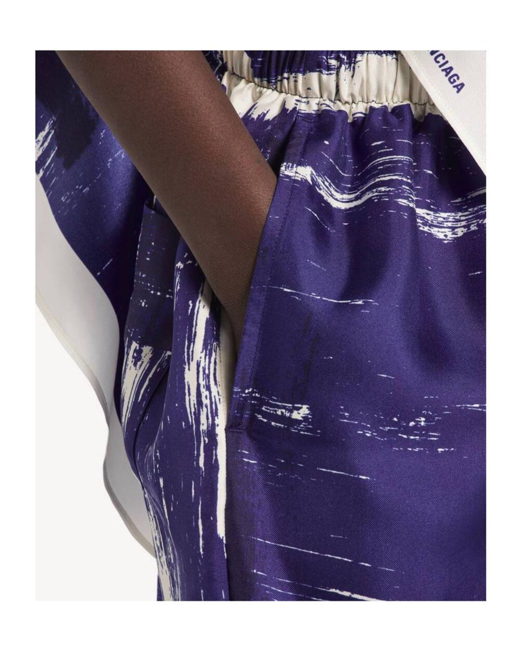 Balenciaga Blue Paintbrush Pyjama Pants