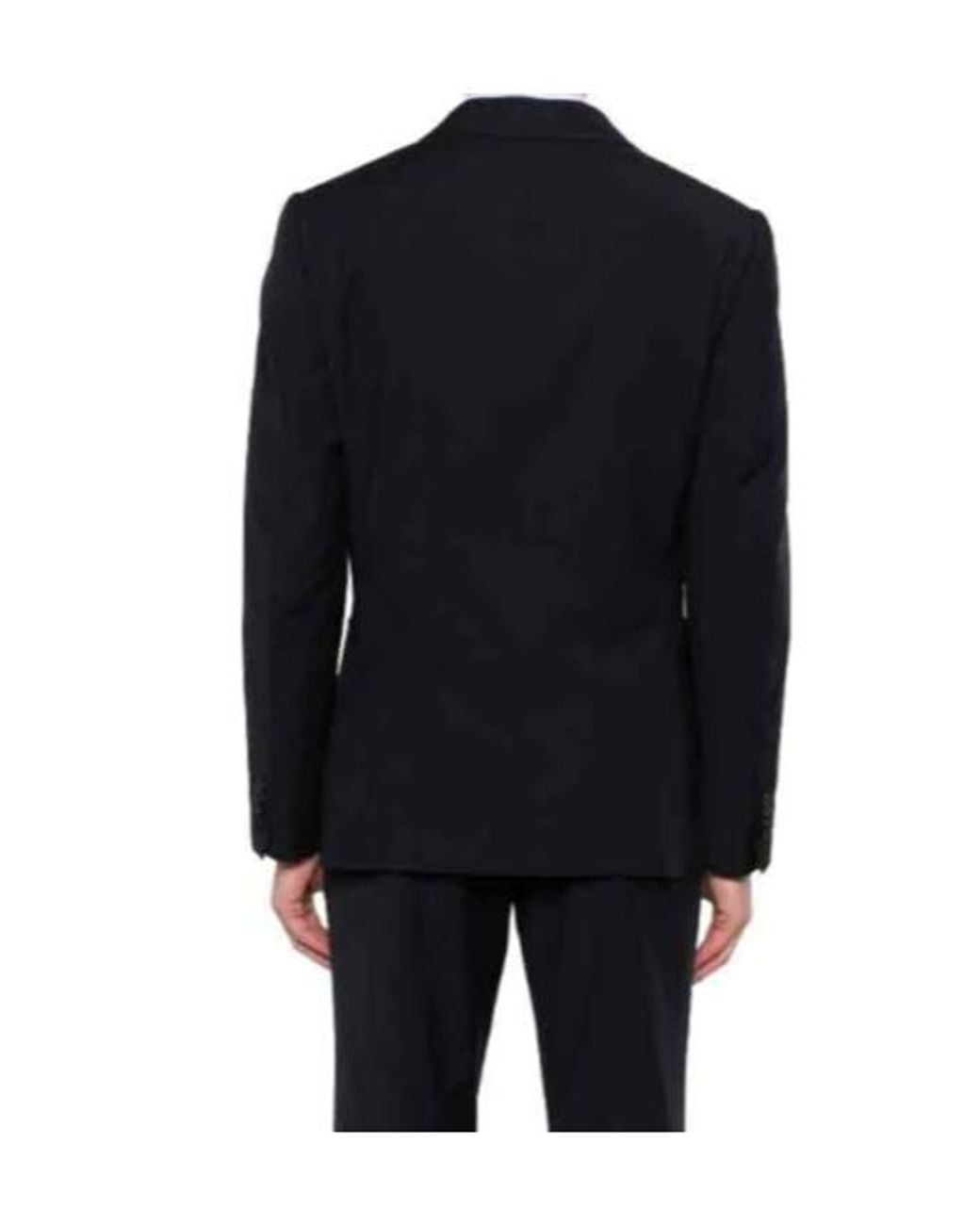 Zegna Black Long-Sleeved Suit Jacket for men