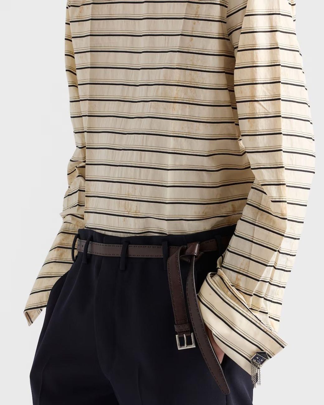 Prada White Cotton Shirt for men