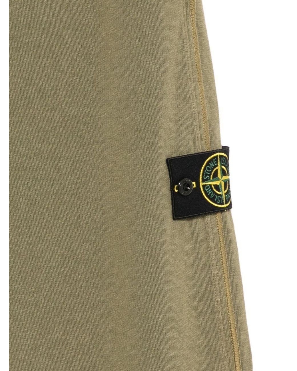 Stone Island Green Compass-Badge Track Pants for men