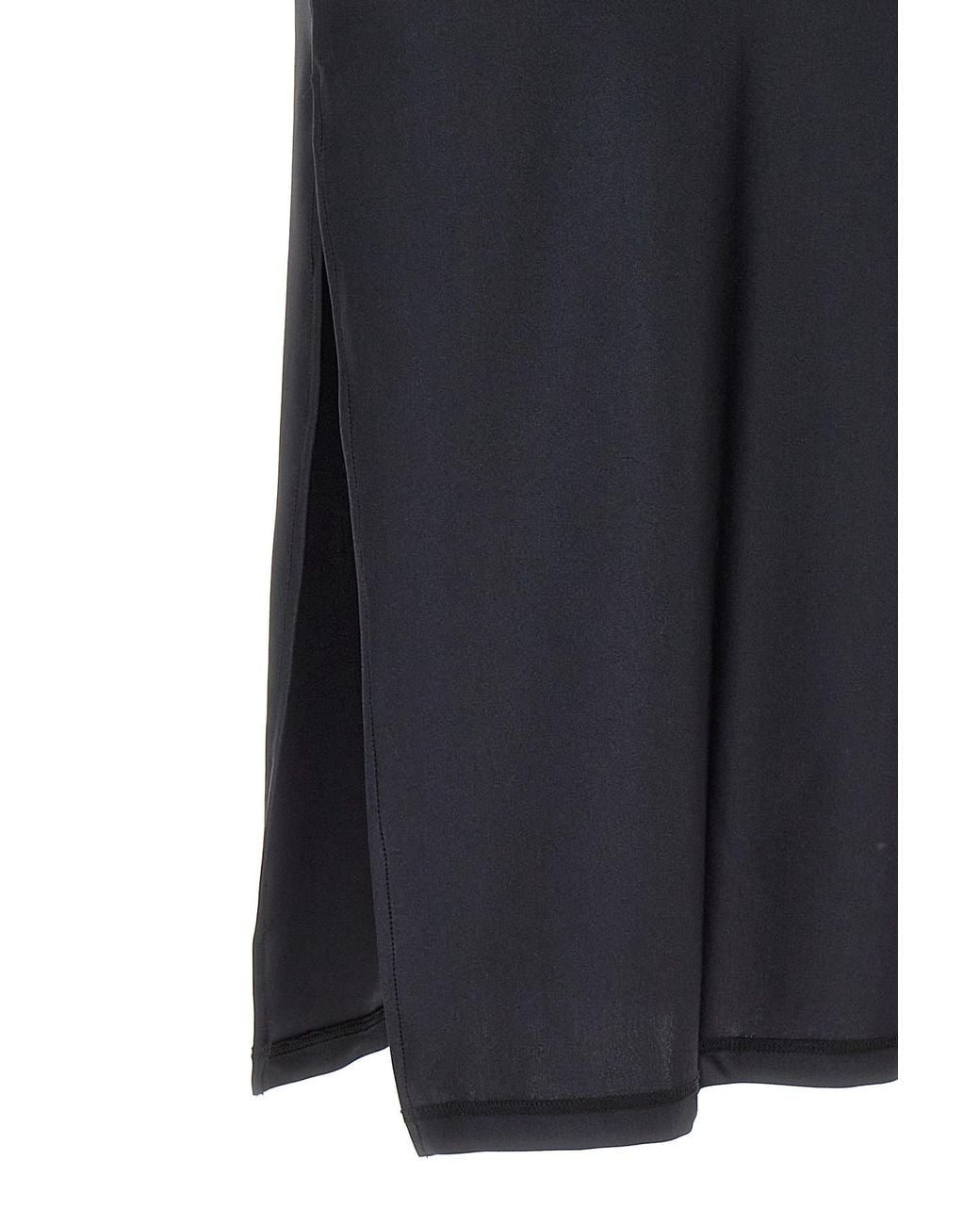 Coperni Black Sleeveless Midi Dress