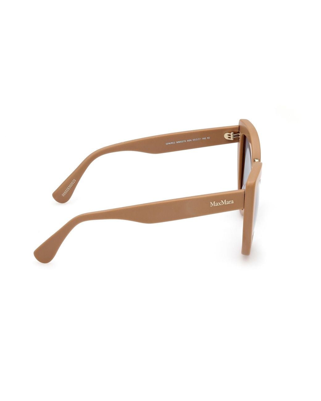Max Mara White Full-Frame Sunglasses