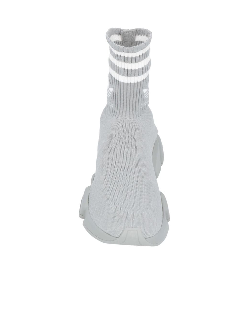 Balenciaga Gray Minimalist Sock Sneakers