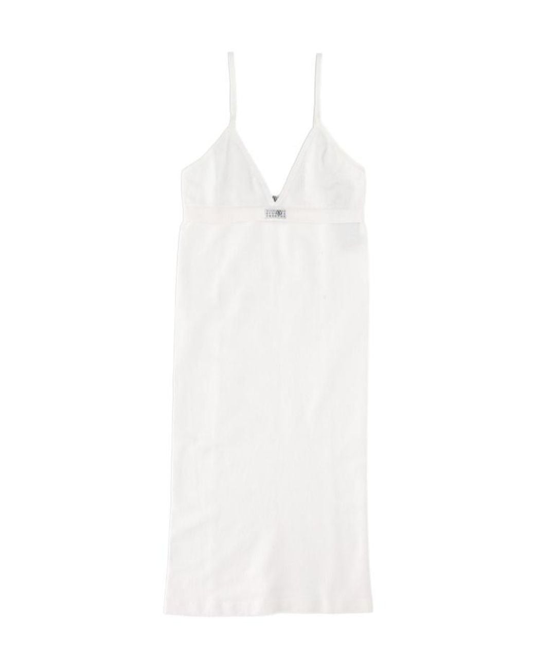 MM6 by Maison Margiela White Suspender Dress