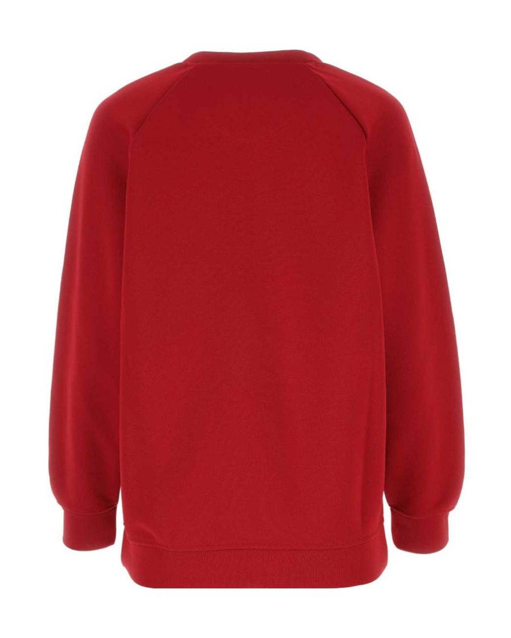 Max Mara Red Crewneck Long-Sleeved Sweatshirt