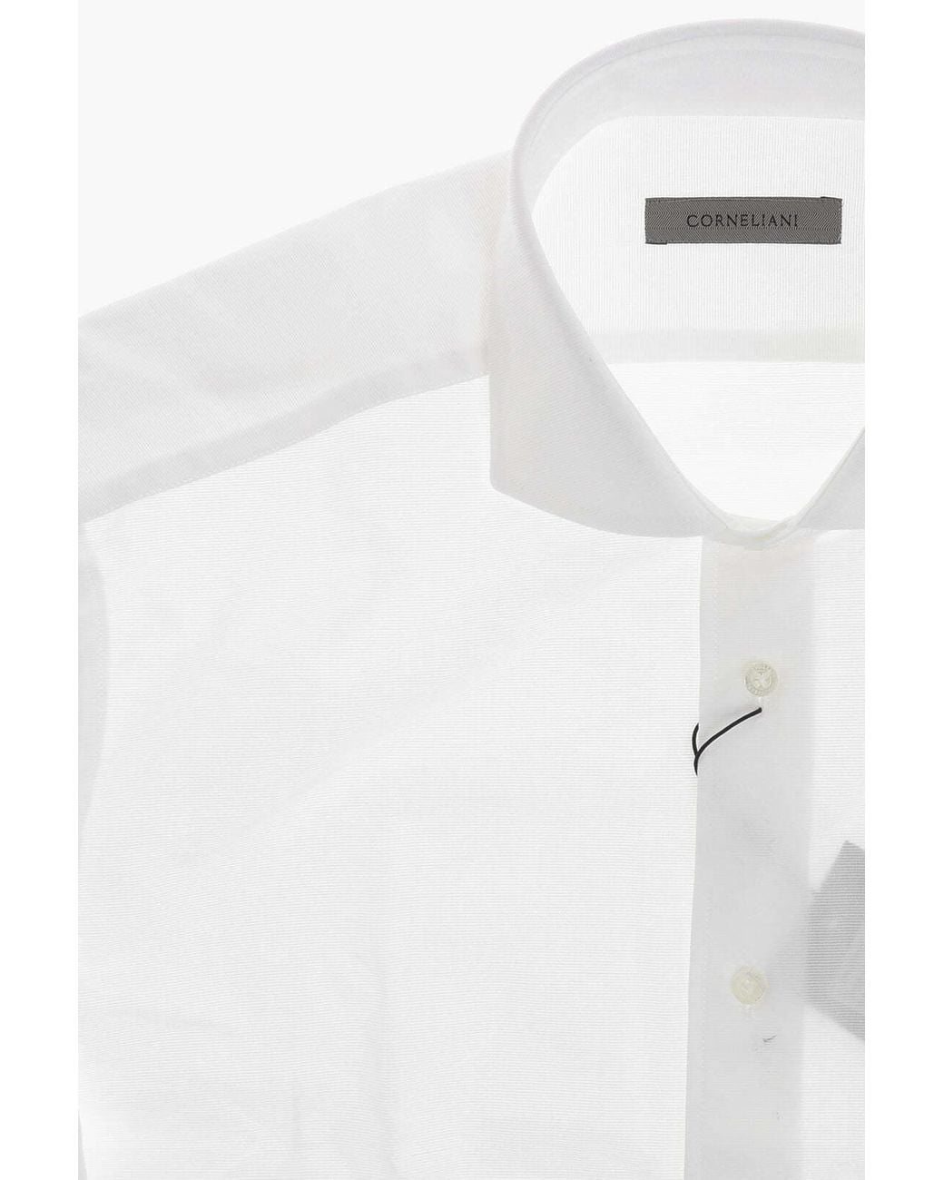 Corneliani White French-Collar Shirt for men
