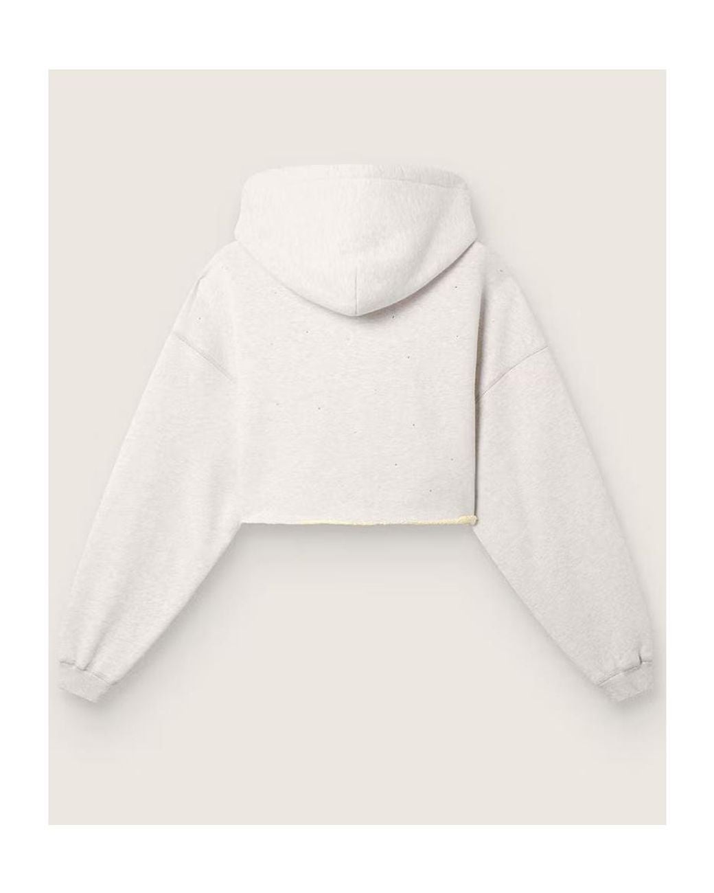 Golden Goose Deluxe Brand White Star Cropped Hoodie