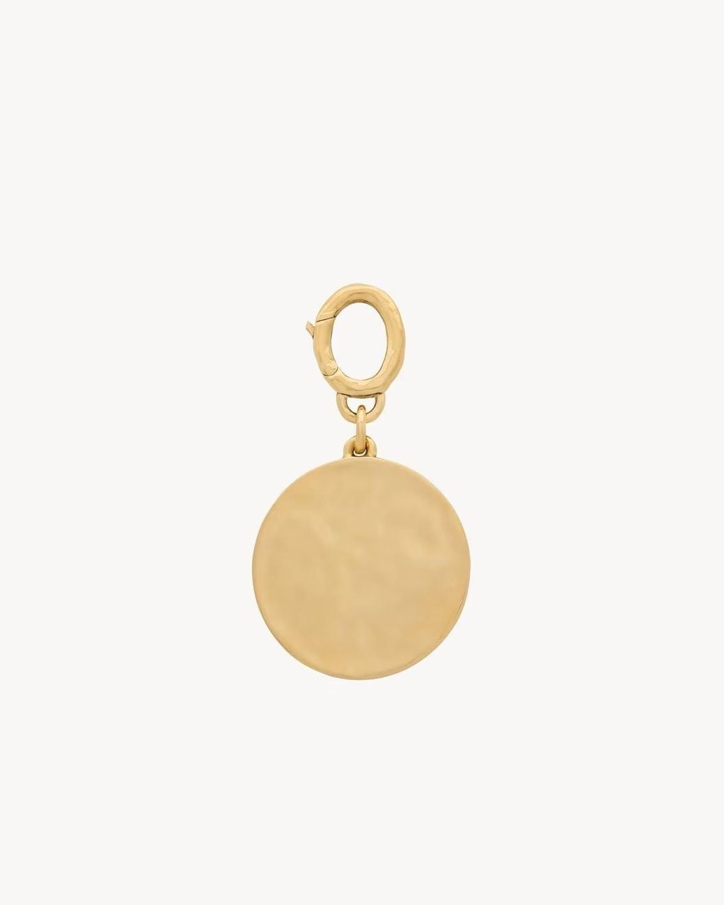 Saint Laurent Metallic Cassandre Charm