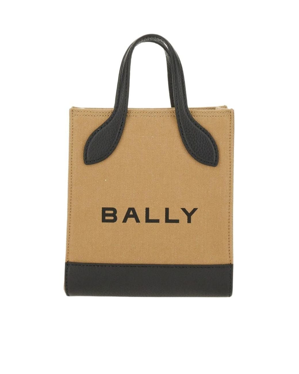 Bally Metallic Bar Mini Keep On Tote Bag