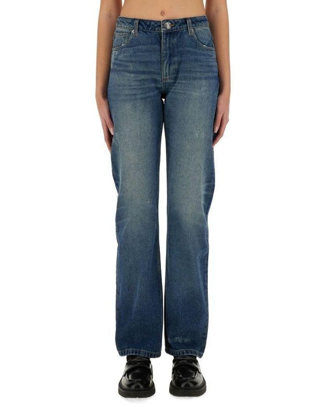 A.P.C. Blue Kylie Straight Leg Jeans