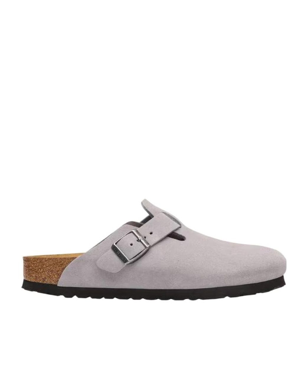 Birkenstock White Boston Buckle-Fastening Sandals for men