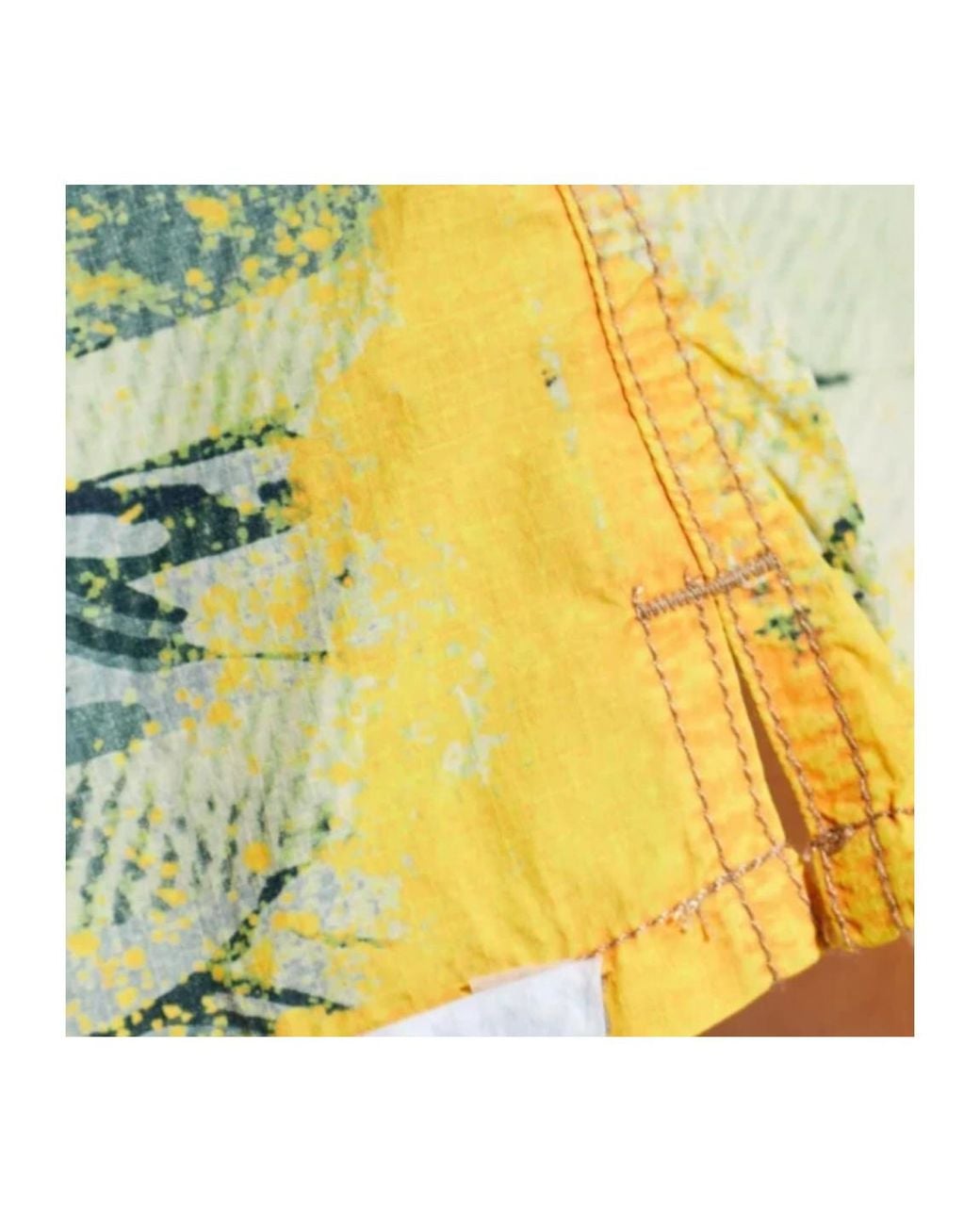 DIESEL Yellow Soccer-41 Swim Shorts for men