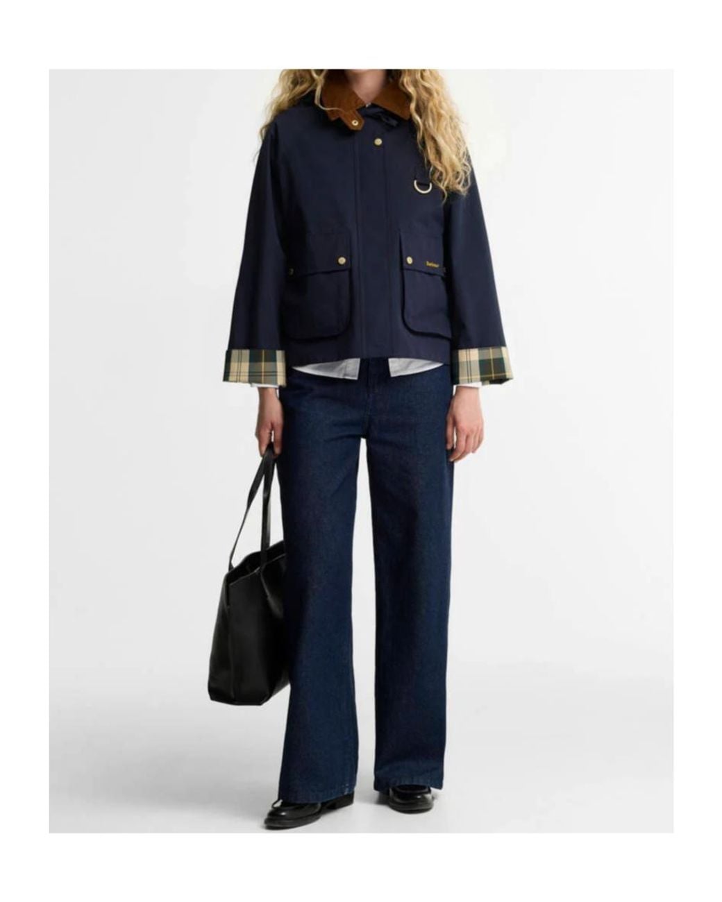 Barbour Blue Rain Jacket