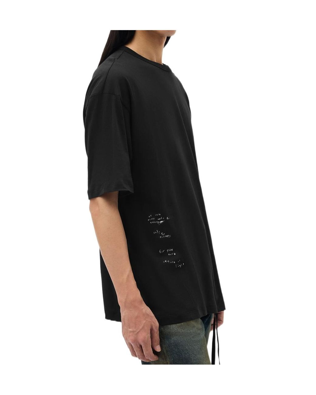 Ann Demeulemeester Black Dieter Graphic-Print T-Shirt for men