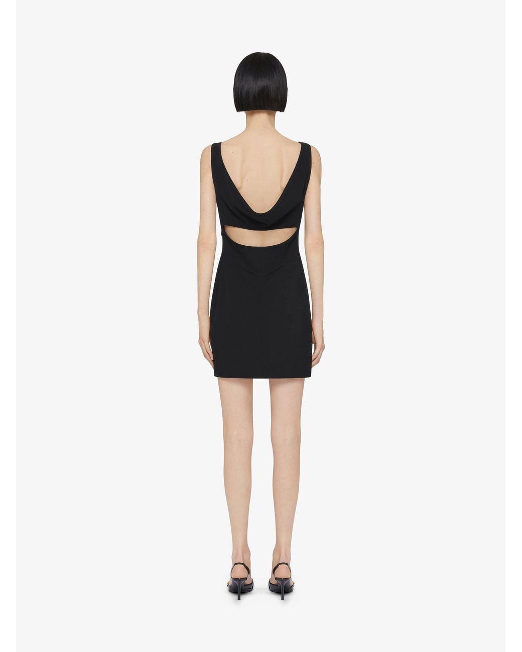 Givenchy Black Sleeveless Mini Dress
