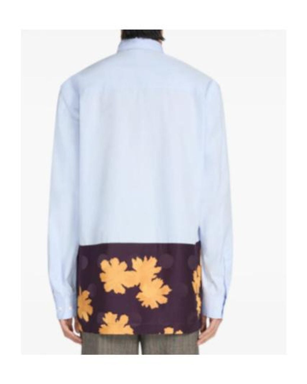 Dries Van Noten Blue Capero Long-Sleeved Shirt for men