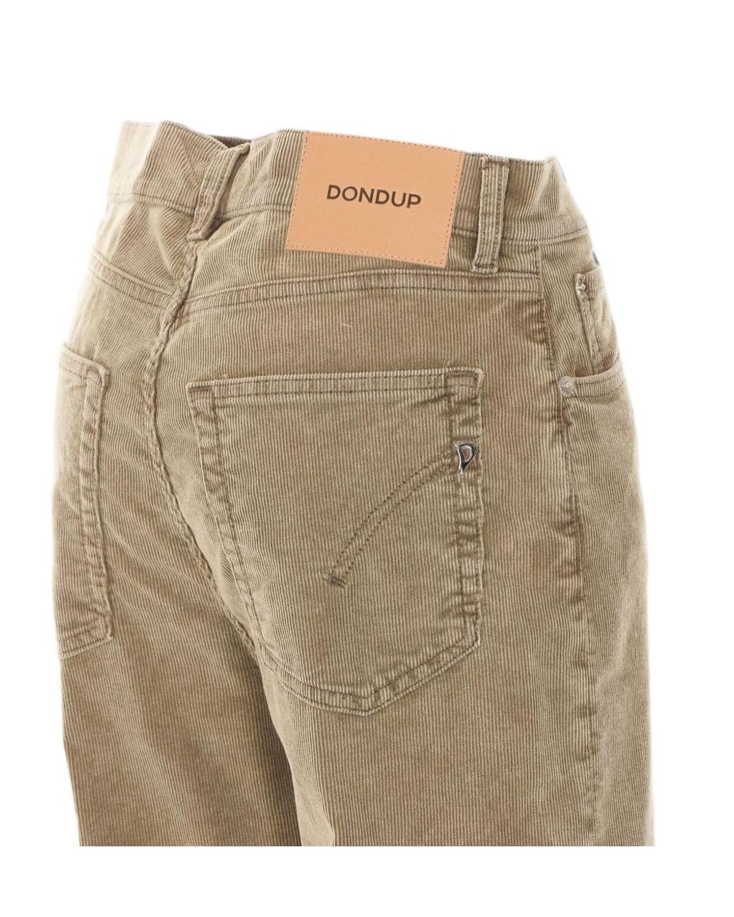 Dondup Natural Logo-Patch Denim Trousers