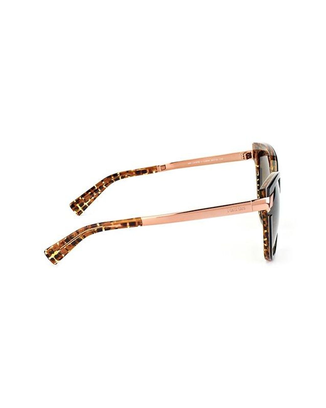 Max Mara Metallic Round Sunglasses