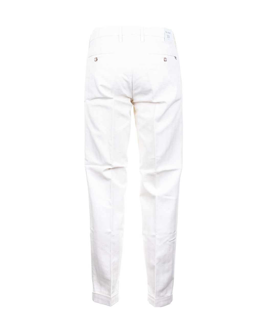 Re-hash White Belt-Loop Casual Pants for men
