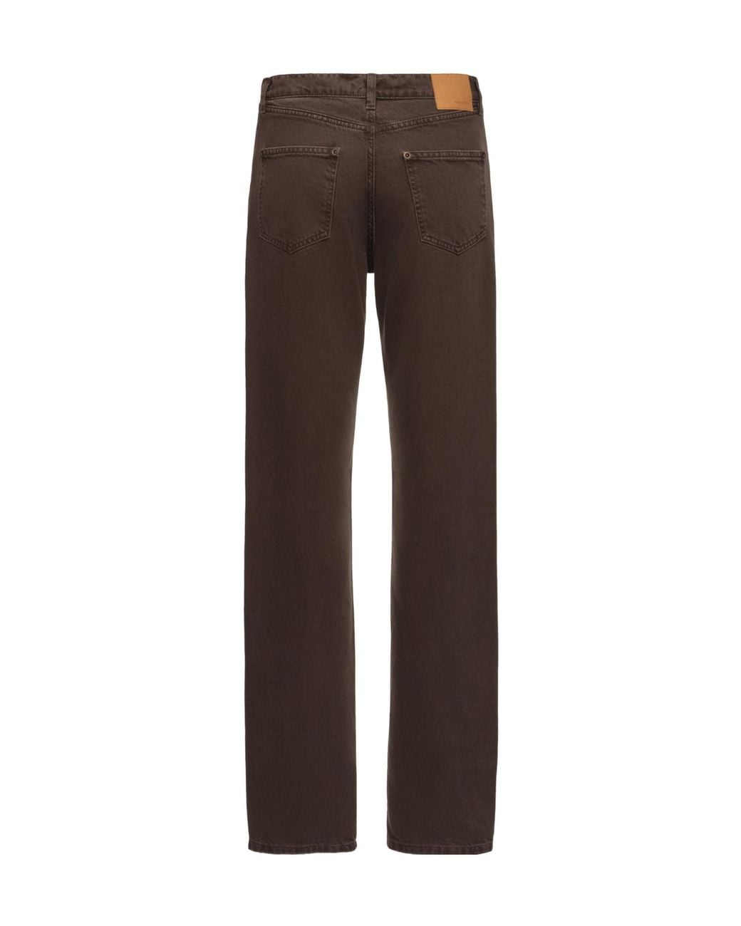 Magda Butrym Brown Magda Burtym Mid-Waist Straight-Leg Jeans