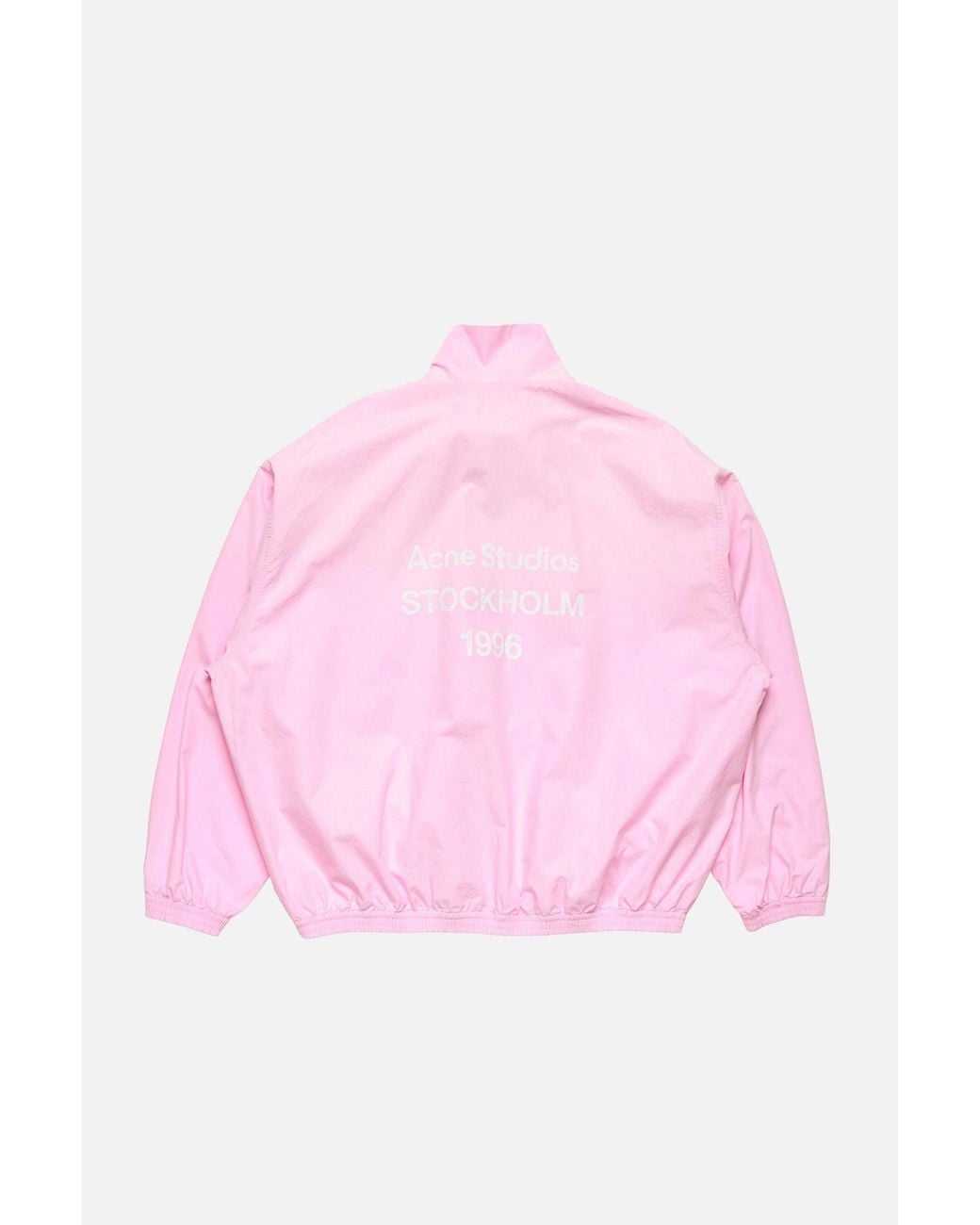 Acne Pink Washed Logo Jacket for men