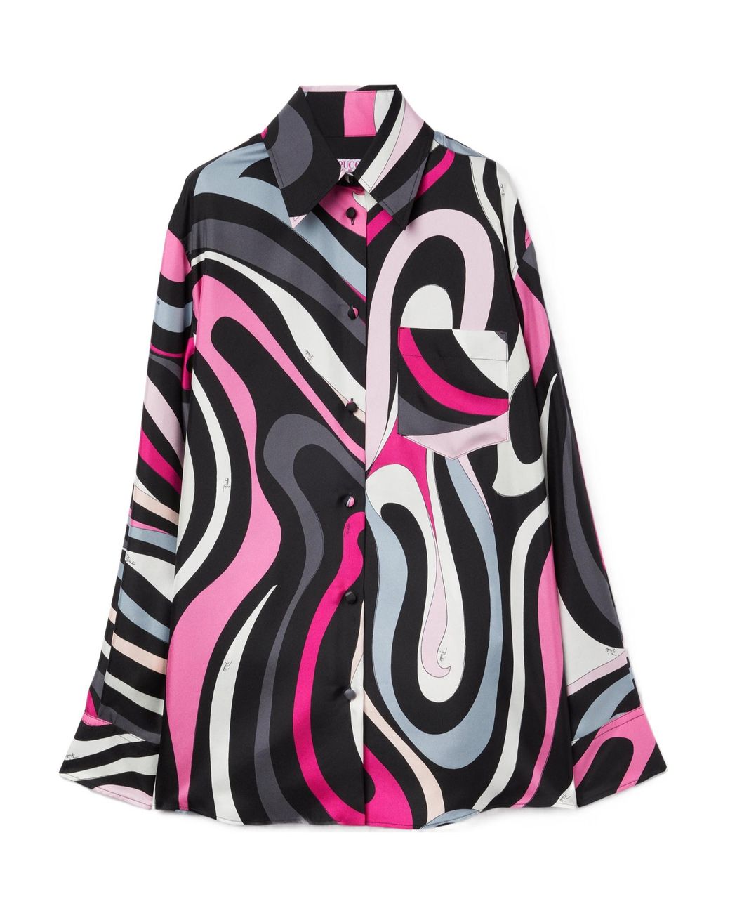 PUCCI Marmo-Print Shirt in White | Lyst