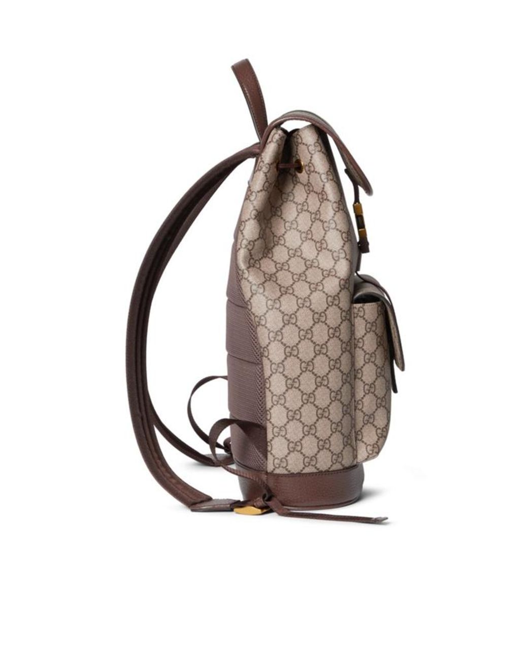 Gucci Brown Ophidia Small Backpack for men