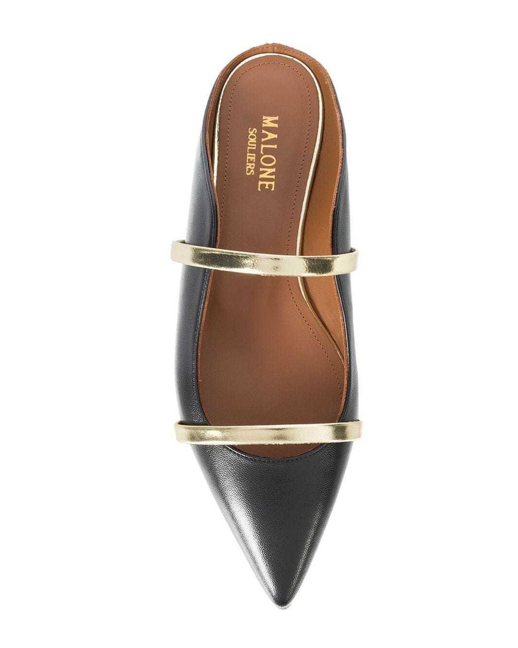 Malone Souliers Black Maureen Flat Shoes
