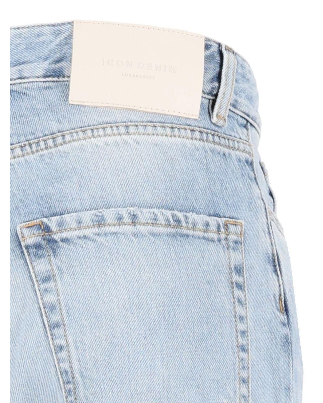 ICON DENIM Blue Josh Carrot Low Waist Jeans for men
