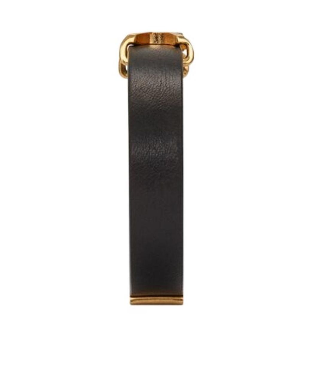 Saint Laurent White Cassandre Logo Plaque Bracelet for men