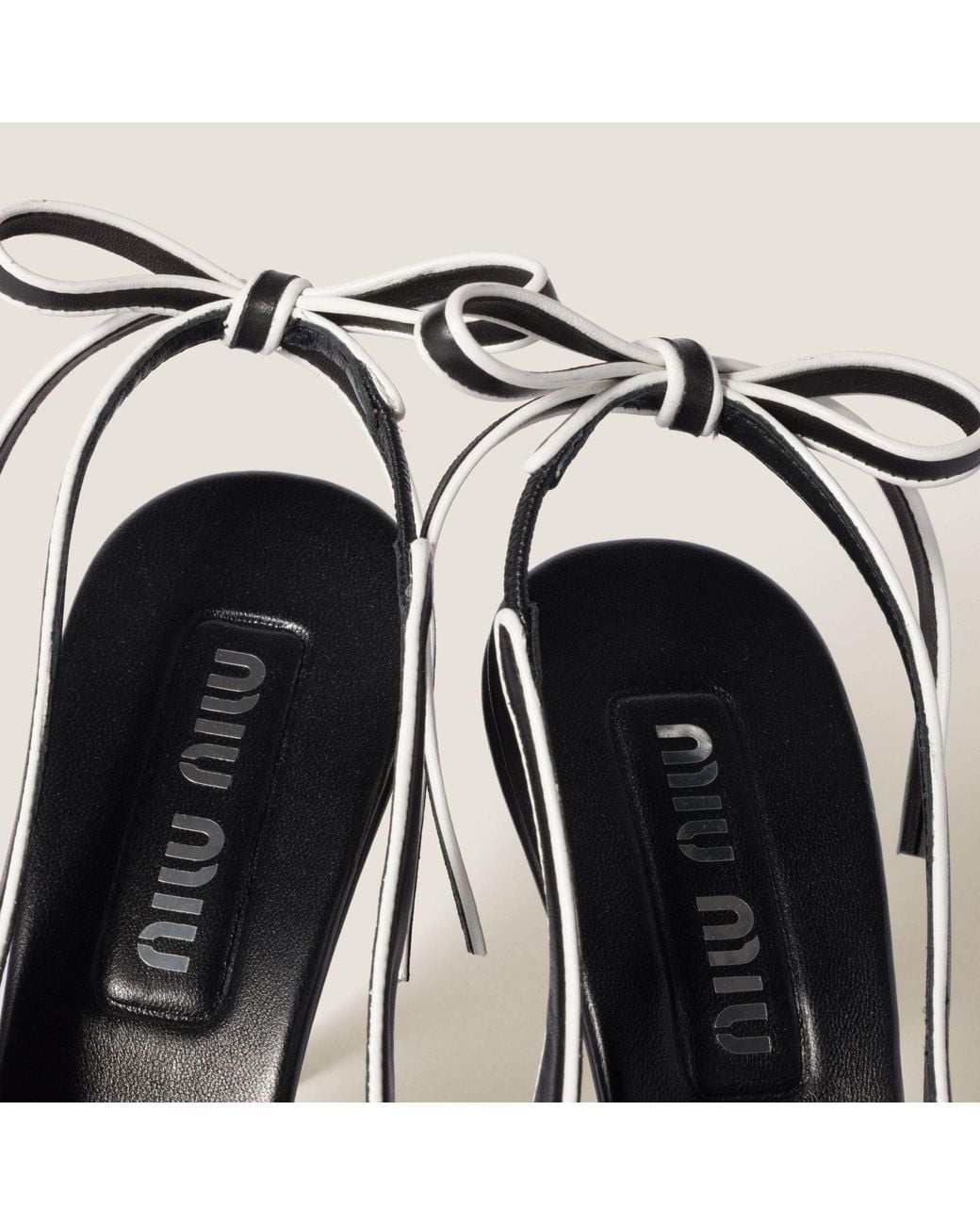 Miu Miu Black Sling Back Pump