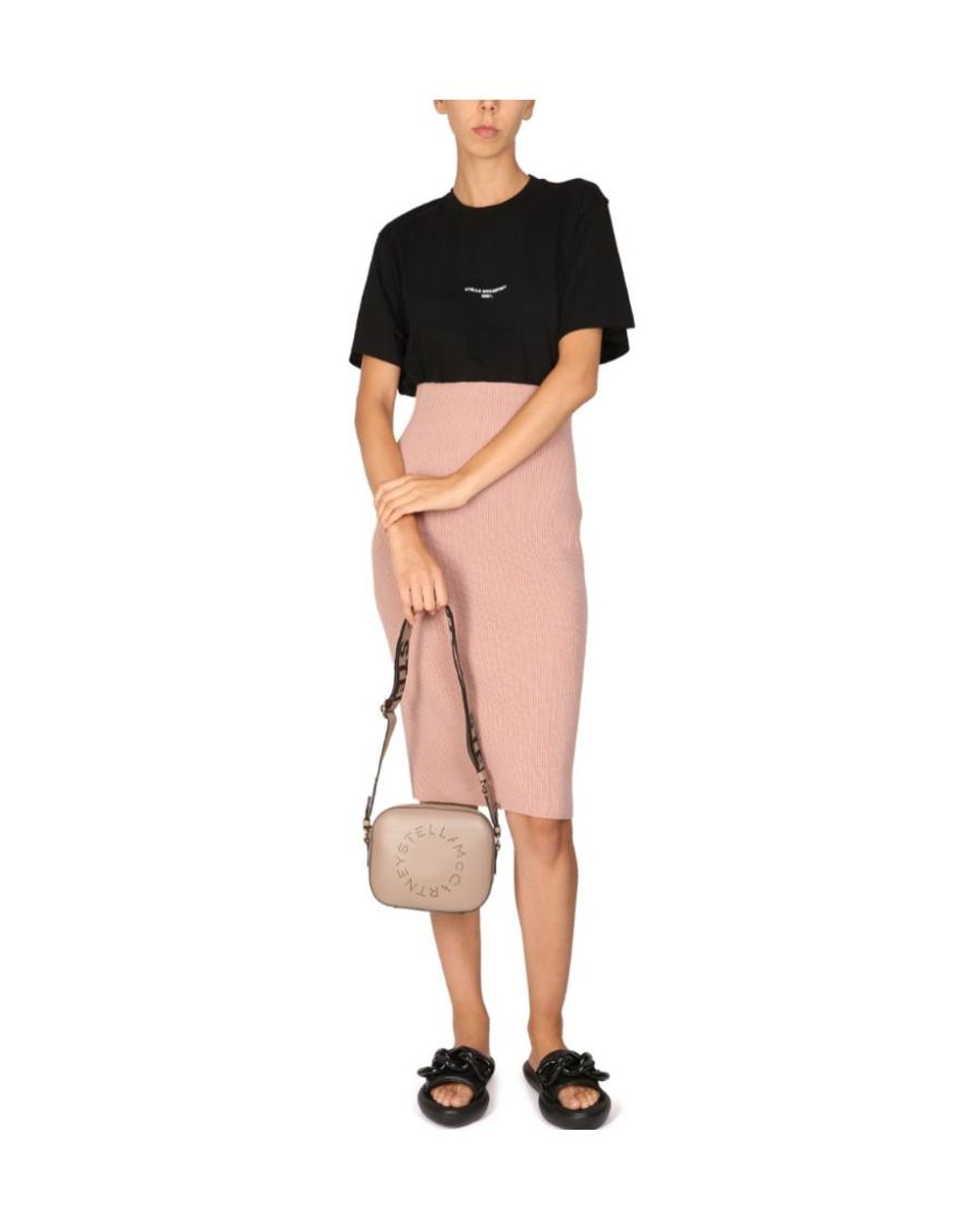 Stella McCartney Black High-Waisted Knit Skirt