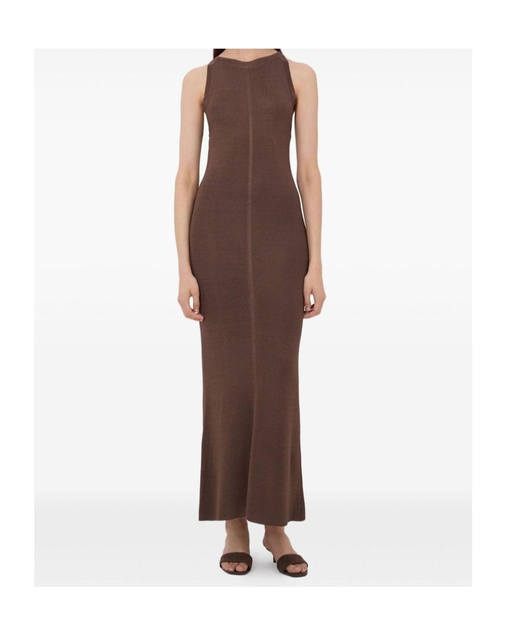 Loulou de Saison Brown Sleeveless Long Dress