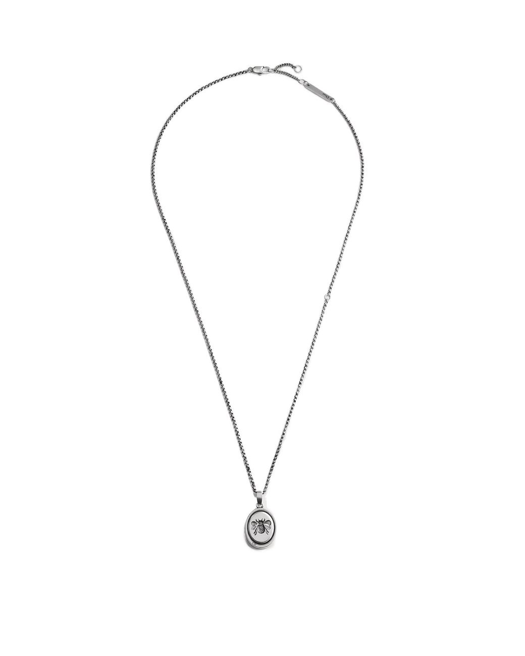 Dior Metallic Cameo Bee Necklace for men