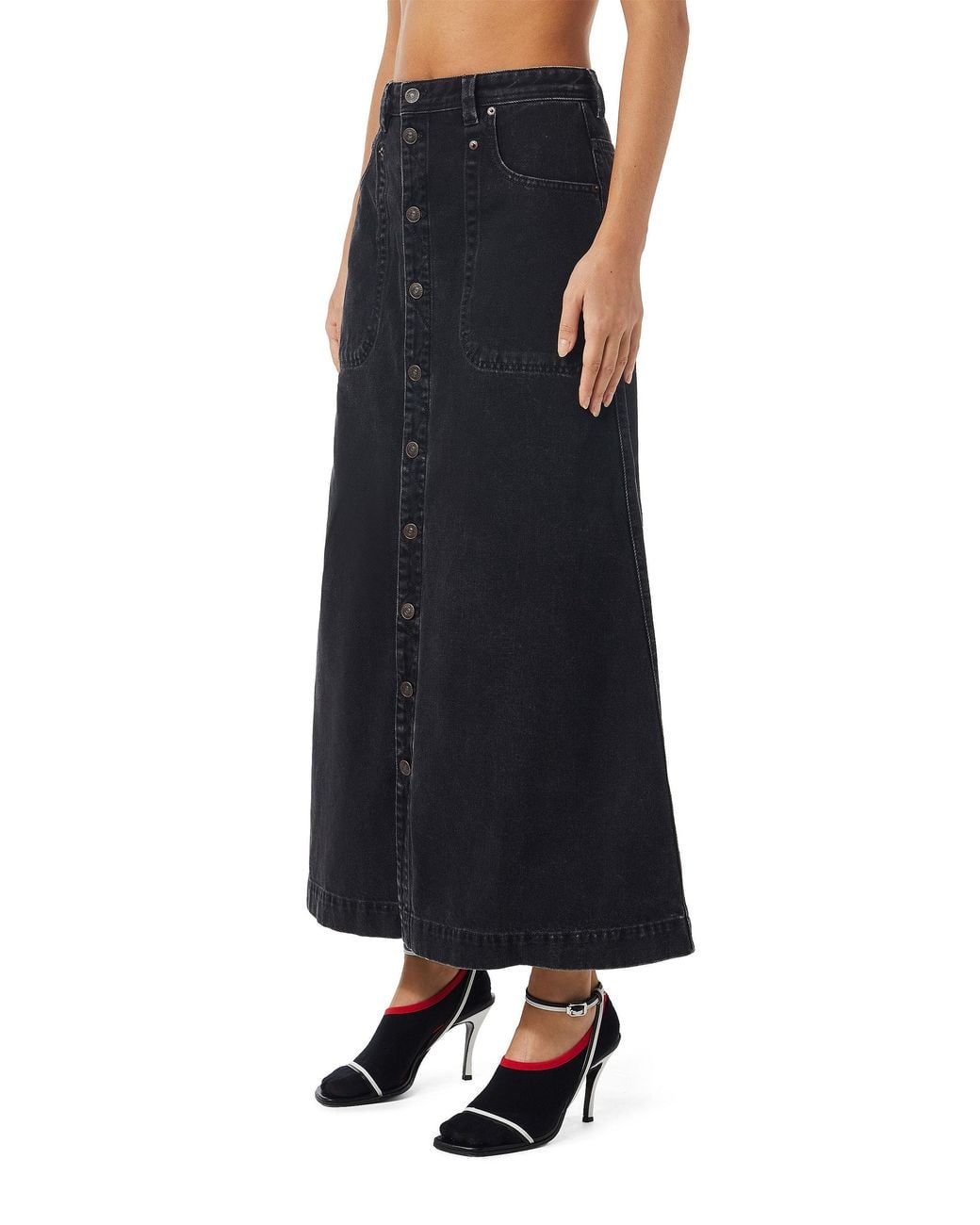 DIESEL Blue A-Line Denim Skirt
