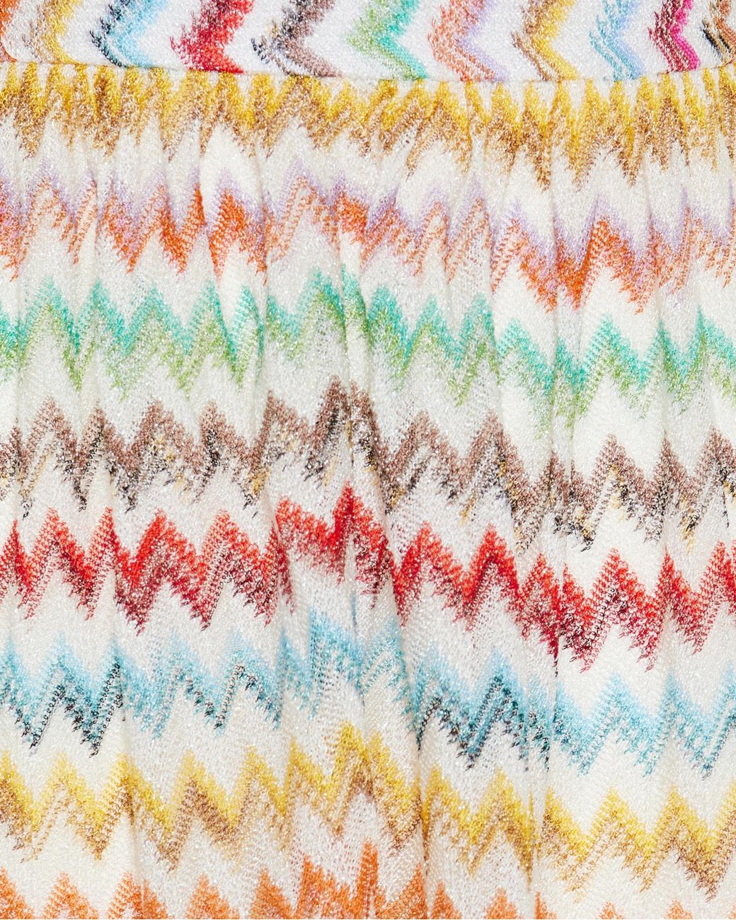 Missoni White Zigzag Elasticated Shorts